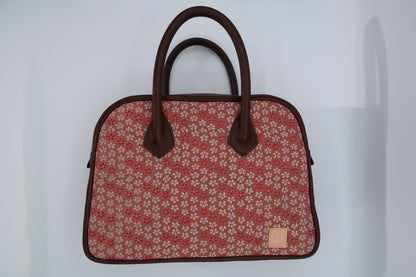 小桜文様ボストンバック