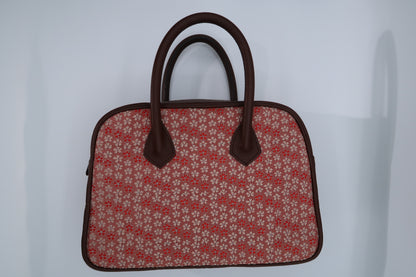 小桜文様ボストンバック