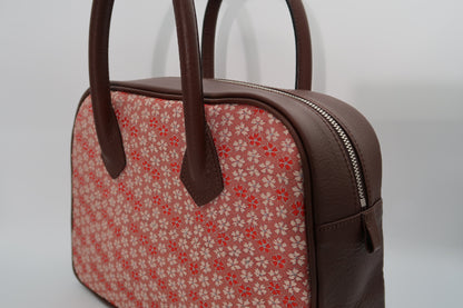 小桜文様ボストンバック